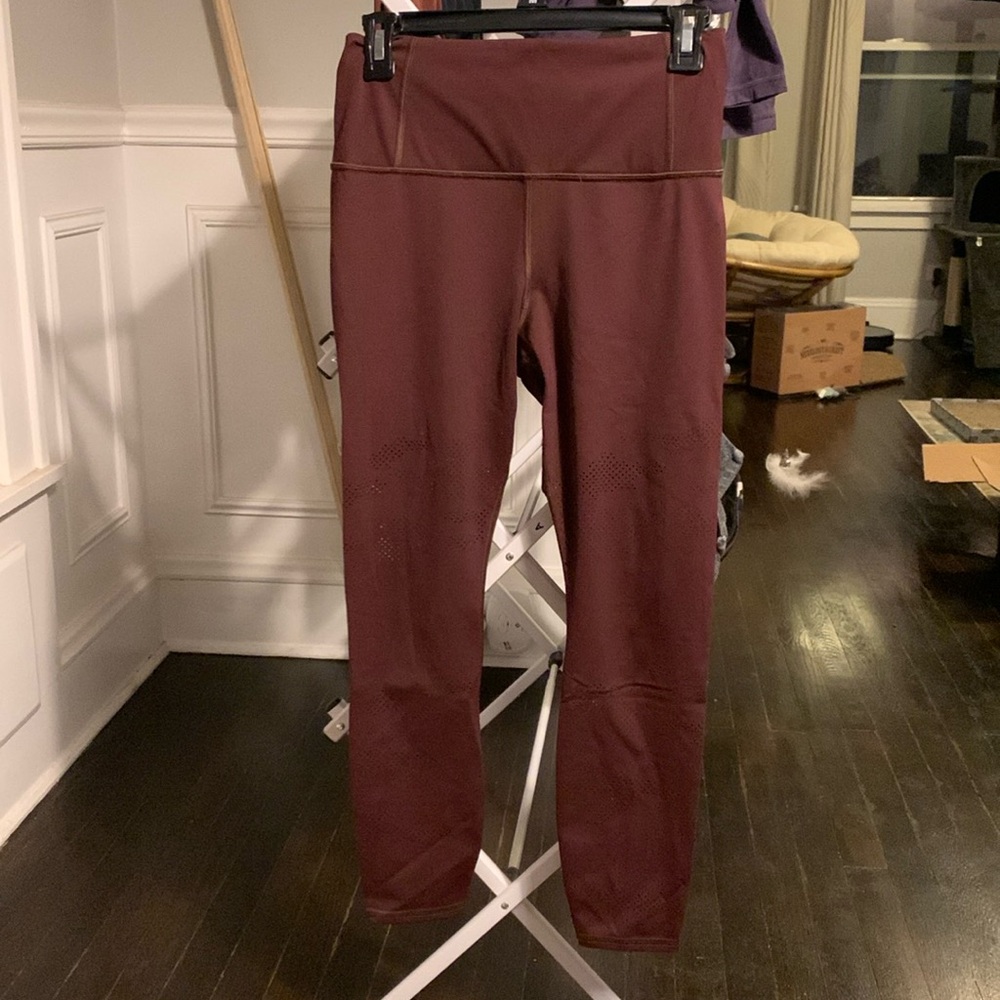 Athleta Persistence Laser Cut High Rise Leggings